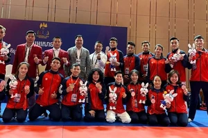 Tuyển jujitsu Việt Nam có sự chuẩn bị chuyên môn kĩ càng từ sau SEA Games 32 và bây giờ sẽ hướng tới thi đấu vô địch thế giới 2023. Ảnh: MINH MINH