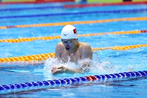 Trần Hưng Nguyên là thành viên đội tuyển bơi Việt Nam dự giải vô địch thế giới năm nay. Ảnh: D.P