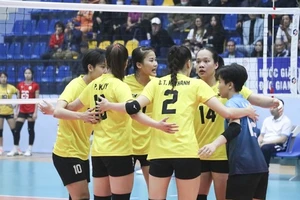 Đội nữ VTV Bình Điền Long An quyết tâm thi đấu đạt kết quả cao tại vòng 2 giải vô địch quốc gia 2023. Ảnh: NGUYỄN SƠN