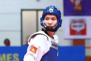 Trương Thị Kim Tuyền đã dừng bước tại vòng hai nội dung 49kg nữ tại giải ở Pháp. Ảnh: CỤC TDTT