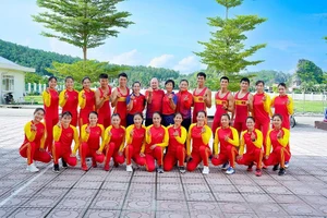 Đội đua thuyền rowing Việt Nam quyết tâm thi đấu để giành những kết quả xuất sắc nhất tại ASIAD 19. Ảnh: ĐUA THUYỀN VN