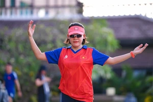 Thanh Phúc giành HCV đi bộ 20km nữ tại giải điền kinh vô địch quốc gia 2023. Ảnh: THANH PHÚC
