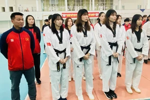 Tuyển taekwondo Việt Nam sẽ thi đấu vòng loại Olympic vào ngày 15-3 tới đây ở Trung Quốc. Ảnh: MINH MINH