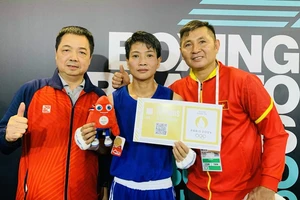 Thể thao Việt Nam đã có thêm tấm vé Olympic 2024 ở môn boxing nữ với trường hợp tuyển thủ Kim Ánh. Ảnh: CỤC TDTT