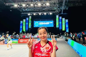 Tay vợt Nguyễn Thùy Linh đã không gây được bất ngờ ở giải cầu lông toàn Anh 2024. Ảnh: THÙY LINH