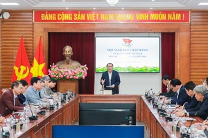 Hội nghị ban chấp hành Ủy ban Olympic Việt Nam đã làm việc ở ngày 14-3 tại Hà Nội. Ảnh: CỤC TDTT