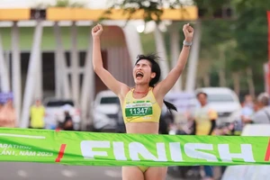 Khuất Phương Anh được đăng ký thi đấu chính thức tại giải vô địch quốc gia marathon 2024 ở Phú Yên tới đây. Ảnh: BP.MARATHON