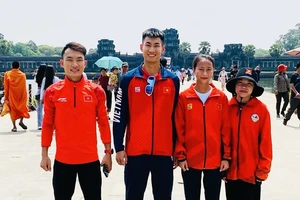 Các tuyển thủ marathon của điền kinh Việt Nam tại SEA Games 32 sẽ thi đấu ở Phú Yên tới đây. Ảnh: MINH MINH 
