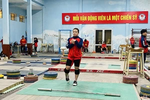 Phạm Thị Hồng Thanh đang quyết tâm thi đấu đạt kết quả tốt nhất ở lượt cuối vòng loại Olympic tại Thái Lan. Ảnh: MINH MINH
