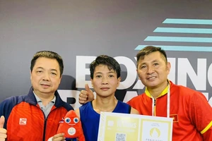 Võ Thị Kim Ánh là tuyển thủ boxing giành được suất chính thức dự Olympic Paris (Pháp) 2024. Ảnh: CỤC TDTT