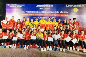 Đội boxing Hà Nội có chiến thắng áp đảo ở giải các đội mạnh toàn quốc 2024. Ảnh: NH.CƯỜNG