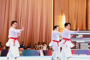 Tuyển thủ karate Việt Nam sẽ thi đấu giải vô địch Đông Nam Á 2024 tới đây ở Thái Lan. Ảnh: DŨNG PHƯƠNG