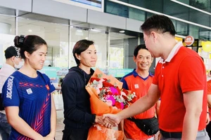 Nguyễn Thị Thật thi đấu tại Thái Lan vừa qua và hiện đang tập luyện ở Việt Nam trước khi trở lại châu Âu trong tháng 5. Ảnh: CỤC TDTT