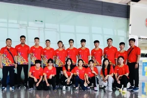 Đội bóng bàn trẻ Việt Nam đi Malaysia dự giải vô địch trẻ Đông Nam Á 2024. Ảnh: VTF