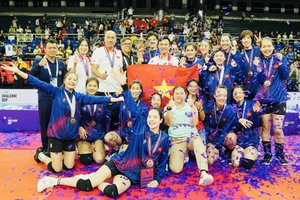 Đội tuyển bóng chuyền nữ Việt Nam giữ nguyên 14 cầu thủ đăng ký dự FIVB Challenge CUp 2024. Ảnh: NGUYỄN ĐỨC