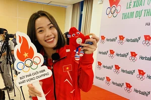 Nguyễn Thùy Linh tự tin để đi Pháp thi đấu kỳ Olympic thứ 2 trong sự nghiệp. Ảnh: MINH MINH