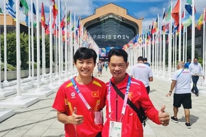 Nguyễn Thị Thật đang chuẩn bị chuyên môn để chuẩn bị thi đấu Olympic 2024. Ảnh: VCF