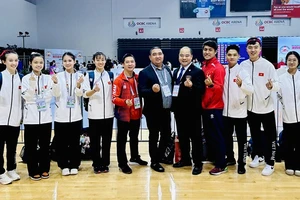 Đội wushu Việt Nam giành được 4 HCV trong lần thi đấu thái cực quyền vô địch thế giới 2024. Ảnh: MINH MINH