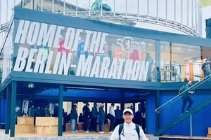 Hoàng Nguyên Thanh đã có mặt tại Đức để chuẩn bị cho cuộc thi đấu Berlin Marathon 2024. Ảnh: NG.THANH