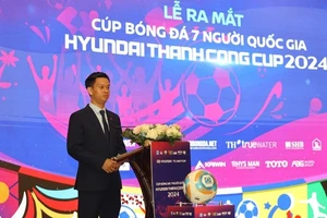 Ban tổ chức thông tin về giải đấu năm nay. Ảnh: VIETFOOTBALL