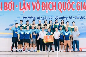 Đội bơi TPHCM xếp nhất toàn đoàn giải vô địch quốc gia 2024. Ảnh: VASA