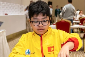 Đầu Khương Duy có HCB cờ chớp ở giải trẻ châu Á 2024. Ảnh: FIDE