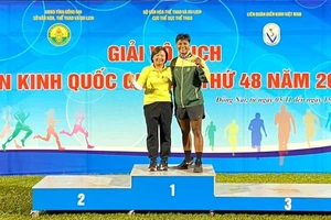 VĐV điền kinh TPHCM thi đấu giành được kết quả đúng như chỉ tiêu đề ra. Ảnh: MINH MINH