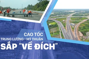 Cao tốc Trung Lương - Mỹ Thuận sắp “về đích”