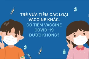 Trẻ vừa tiêm các loại vaccine khác có tiêm vaccine Covid-19 được không?