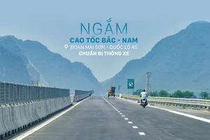 Ngắm cao tốc Bắc - Nam đoạn Mai Sơn - Quốc lộ 45 chuẩn bị thông xe