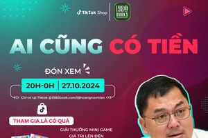 Tác giả Hoàng Nam Tiến livestream bàn về chuyện kiếm tiền từ sức lao động, chất xám và sáng tạo