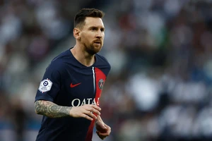 Messi trong lần ra sân cuối cùng cho PSG