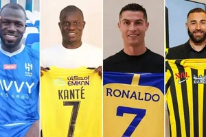 Những ngôi sao hàng đầu đã đến giải Saudi: Koulibaly, Kante, Cristiano Ronaldo và Benzema