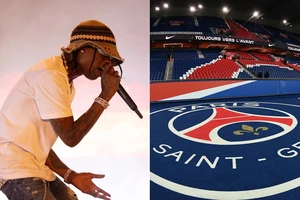 Rapper Travis Scott tiết lộ áo đấu mới của PSG