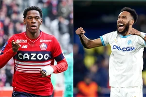 Jonathan David và Pierre-Emerick Aubameyang là những niềm hy vọng hàng đầu của Lille cũng như Marseille