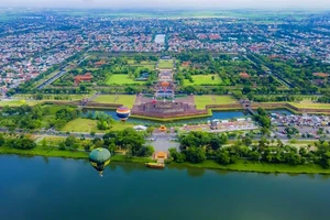 Hue City from above