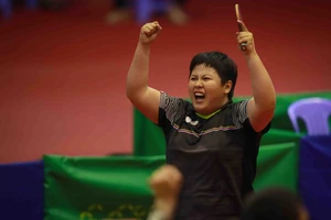 Tay vợt Mai Hoàng Mỹ Trang xuất sắc vô địch lần thứ 12 giải bóng bàn vô địch toàn quốc năm 2020. Ảnh: Dũng Phương