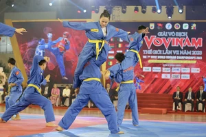 Khai mạc giải vô địch Vovinam thế giới lần thứ VII năm 2023 - Có 35 quốc gia về tham dự giải. Ảnh: Quỳnh Mai