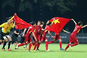 Đội tuyển bóng đá nữ Việt Nam hướng đến ngôi vô địch lần thứ 6 ở Đại hội năm nay. Ảnh: Đông Huyền