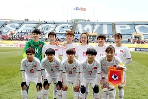 ĐT nữ Việt Nam sẽ gặp Australia hoặc Trung Quốc ở vòng play-off. Ảnh: ĐOÀN NHẬT