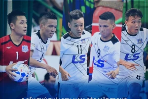 Thái Sơn Nam lấn lướt ở tốp 5 Quả bóng vàng futsal 2019. Ảnh: TSNFC