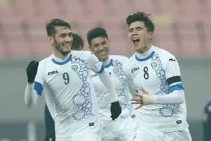 U23 Uzbekistan vô địch châu Á năm 2018. Ảnh: AFP