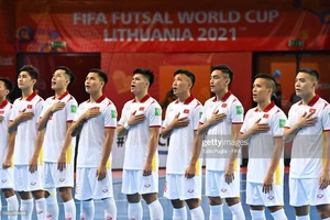 Đội tuyển futsal Việt Nam tạo dấu ấn ở World Cup 2021. Ảnh: Getty 