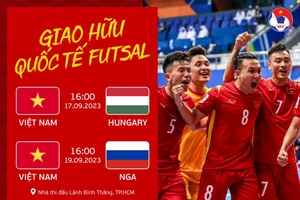 VFF mở bán vé hai trận giao hữu quốc tế của đội tuyển futsal Việt Nam