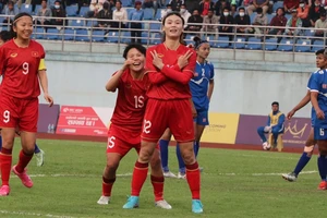 Đội tuyển nữ Việt Nam đã thắng Nepal với tổng tỷ số 7-1 ở vòng loại Olympic 2024