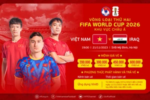 Giá vé vào sân trận Việt Nam - Iraq có mức giá cao nhất là 600.000 đồng