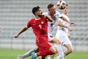 Kyrgyzstan tiếp tục thi đấu thiếu ấn tượng trước khi so tài cùng đội tuyển Việt Nam. Ảnh: SFA