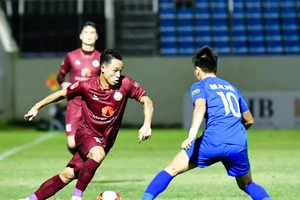 Bình Định giành được 1 điểm trong chuyến làm khách tại sân Hòa Xuân. 