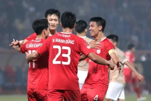 Phong độ ổn định của dàn tuyển thủ trong đội hình Viettel FC là tín hiệu vui với đội tuyển Việt Nam. Ảnh: VTFC