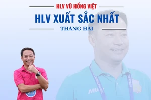 HLV Vũ Hồng Việt cùng CLB Nam Định giành cú ăn 3 ở cuộc bầu chọn trong tháng 2